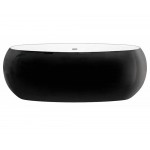 Ванна акриловая Belbagno BB18-NERO/BIA Ванна акриловая Belbagno BB18-NERO/BIA
